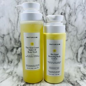Naturium The Glow Getter Body Wash & Bio-Lipid Lotion